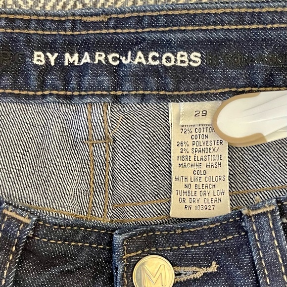 Marc by Marc Jacobs Dark Wash Skinny Stretch Jeans (29) - Picture 10 of 11